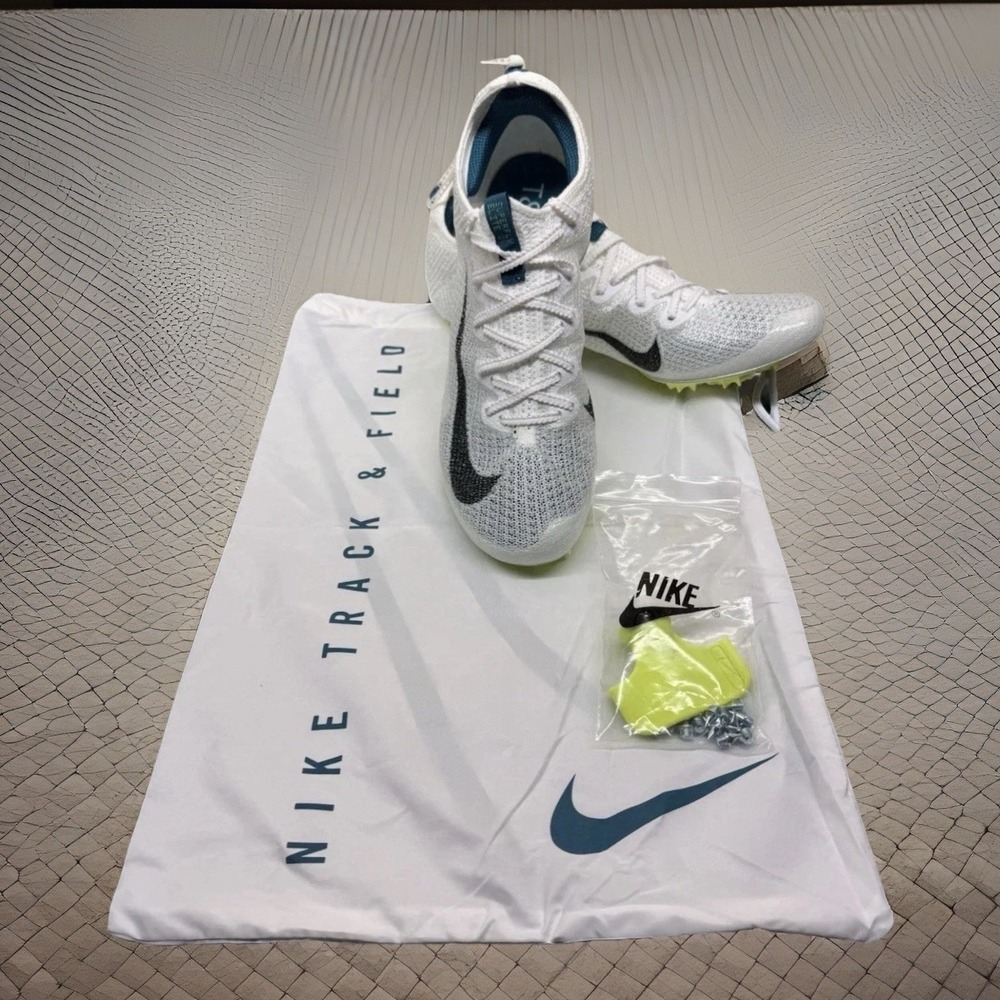 Nike Zoom Superfly Elite 2 Sprint Track Spikes Men Size 7 White FZ9662-100 *NEW